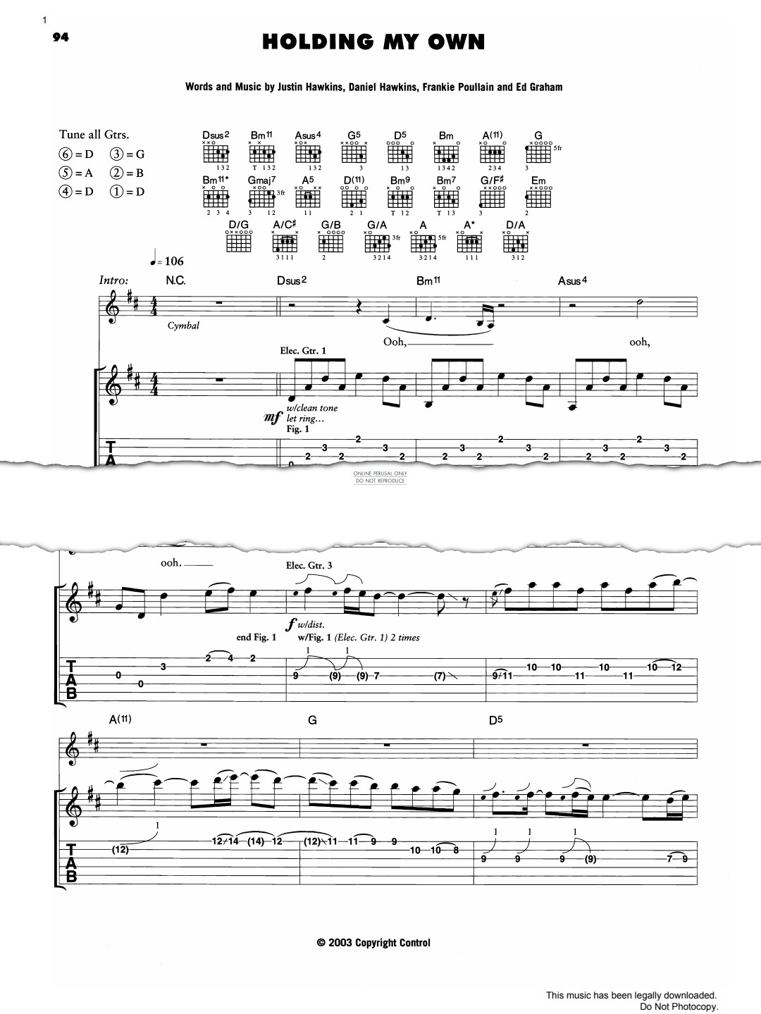 Produktbild zu: Holding My Own