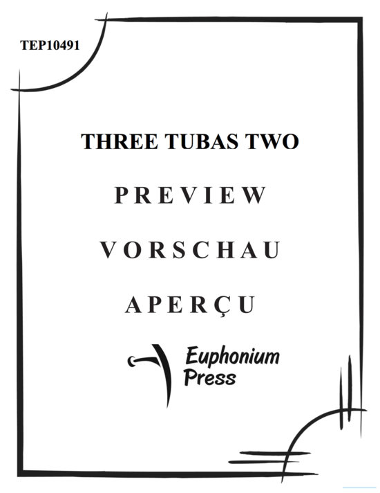Produktgalerie: Seite 2 von 12 Three Tubas Two , , (Tuba Dett + opt. Tuba 3)