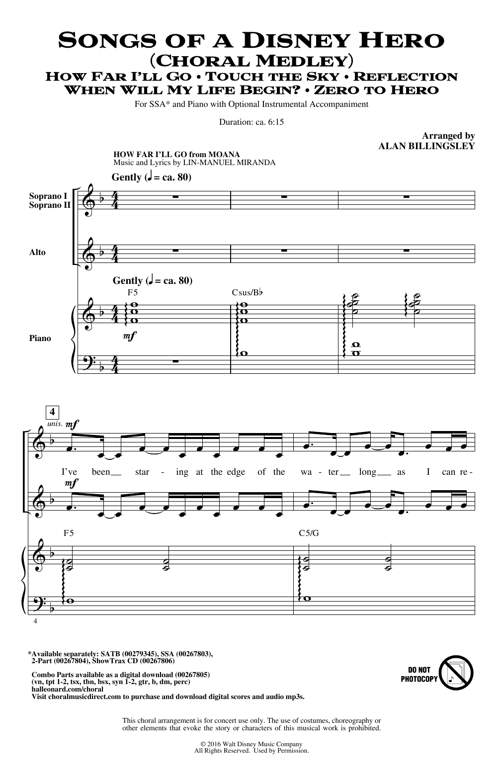 Product gallery: Page 1 of 1 Songs of a Disney Hero, Alan Billingsley
