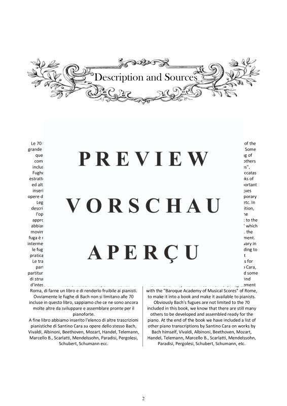 Product gallery: Page 3 of 11 70 Fugen für Klavier - Complete Scores, , Solo Piano