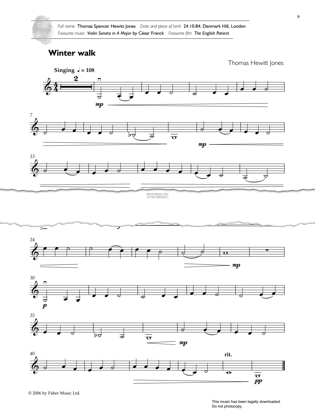 Product gallery: Page 1 of 1 Winter Walk, Thomas Hewitt Jones