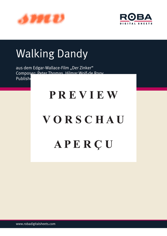 Product gallery: Page 2 of 7 Walking Dandy , , Piano Solo