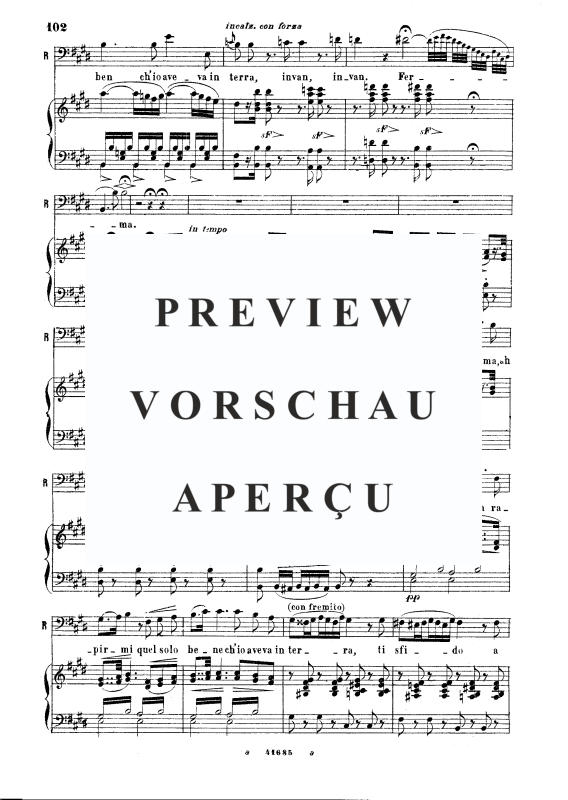 Produktgalerie: Seite 3 von 7 Ferma in van rapir pretendi, , Gesang und Klavier