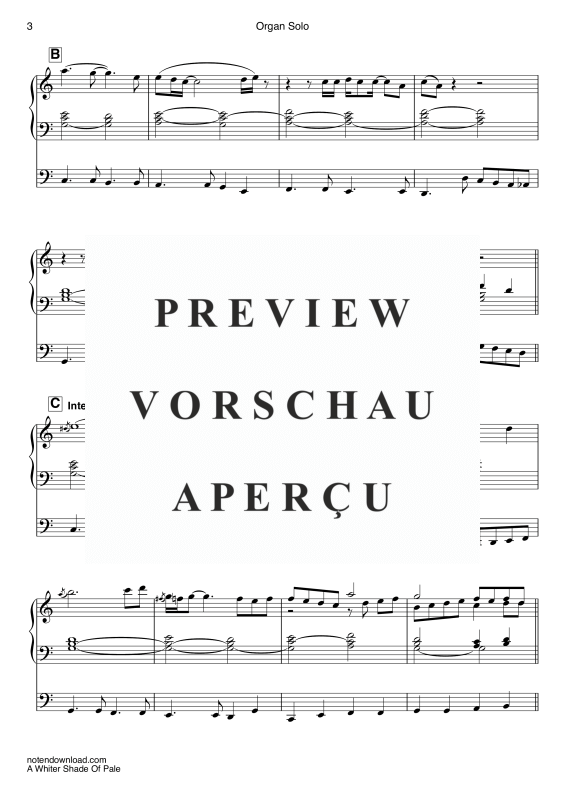gallery: A Whiter Shade of Pale, Procol Harum, (Orgel Solo)