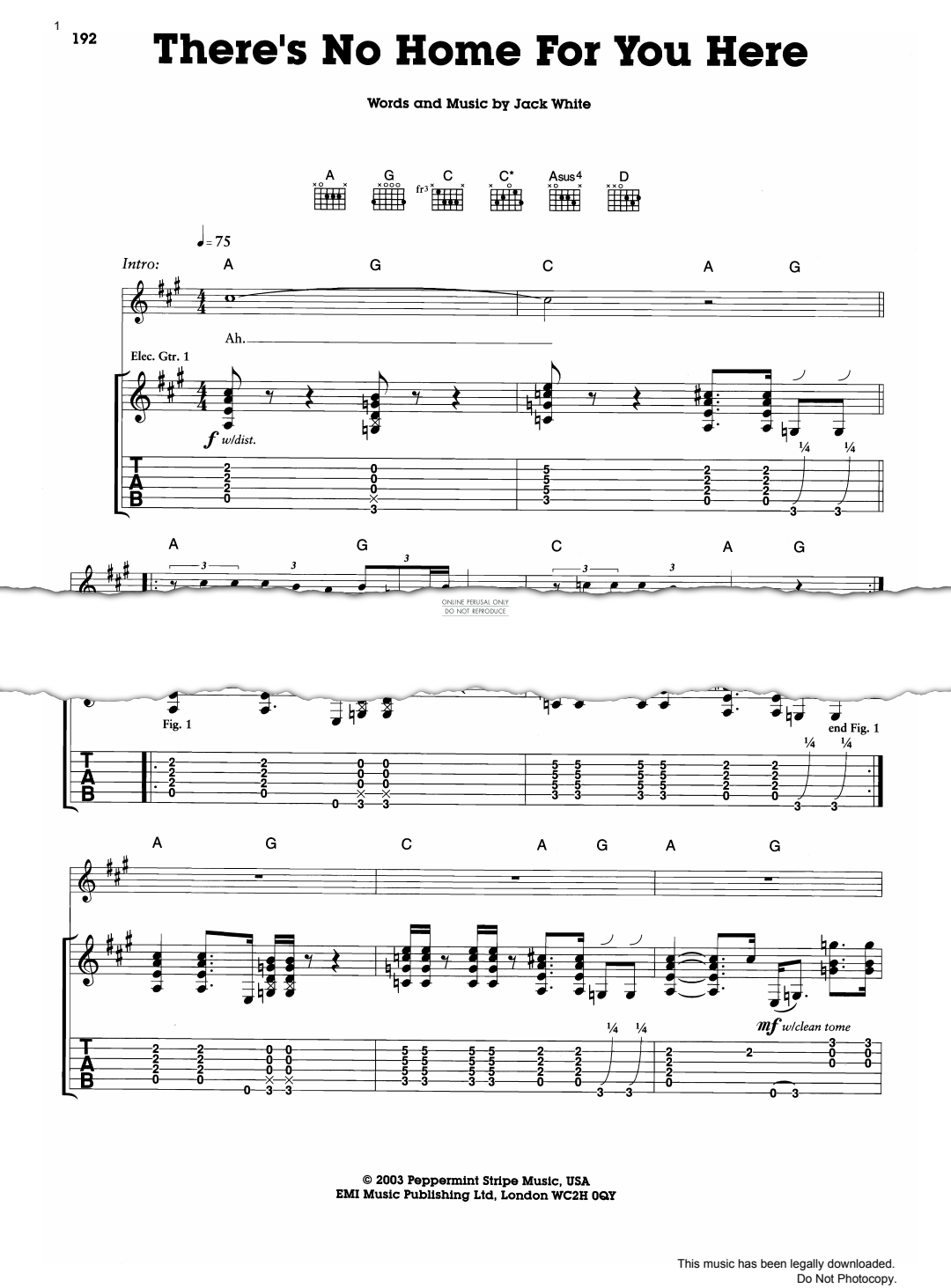 gallery: There's No Home For You Here, The White Stripes, Gesang, Gitarre