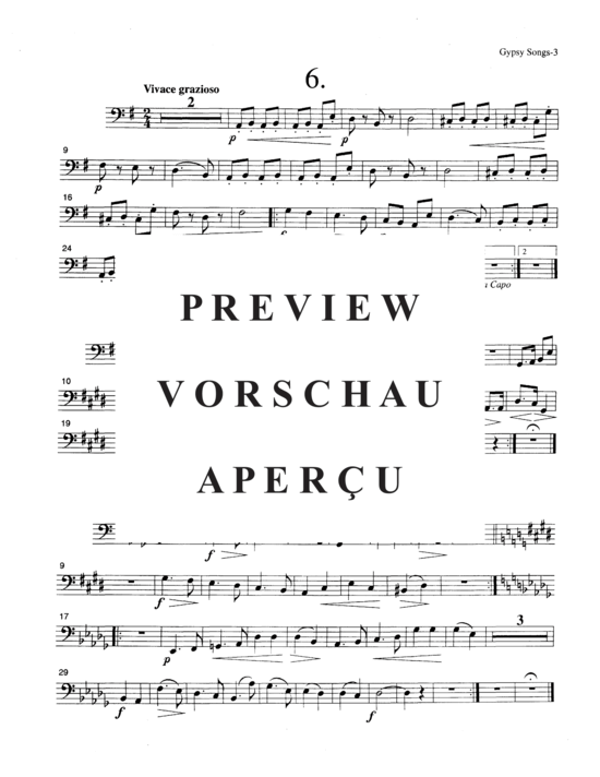 Product gallery: Page 20 of 20 Gypsy Songs , , (tuba + piano)