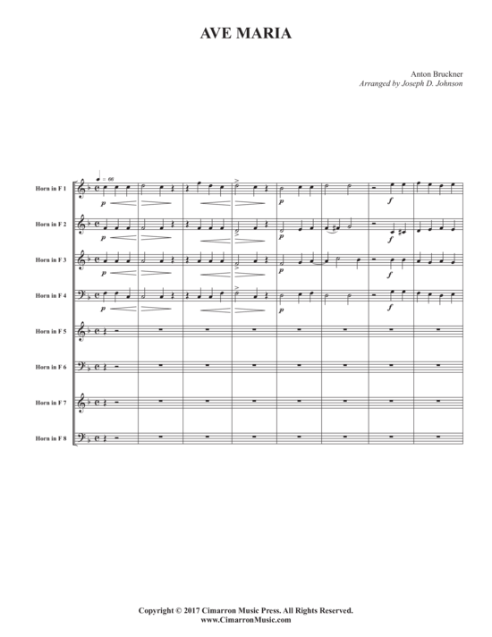 Product picture to: Ave Maria Anton Bruckner