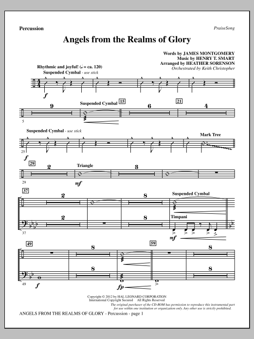 Produktgalerie: Seite 1 von 1 Angels From The Realms Of Glory - Percussion, Heather Sorenson, Chor