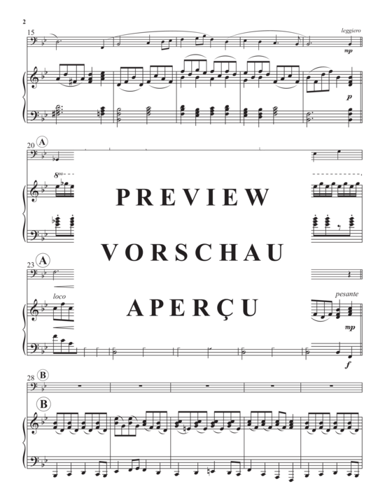 Product gallery: Page 4 of 8 Serenade a la Basso , , (tuba + piano)