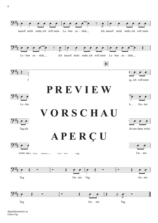 Produktgalerie: Seite 7 von 7 Guten Tag (Die Reklamation) , Helden, Wir Sind, Violoncello