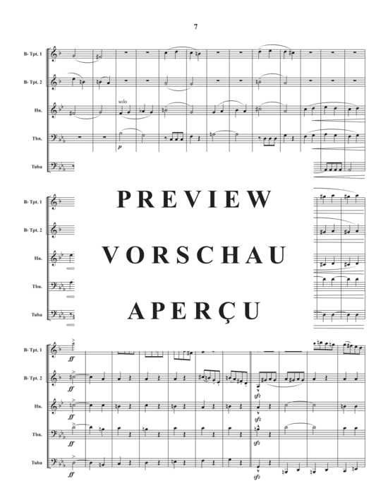 Produktgalerie: Seite 9 von 21 Mvt. 1 from Symphony No. 5 , , (Blechbläserquintett)