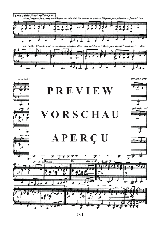 Product gallery: Page 5 of 7 Alt Berlin I + II , , (piano solo with lyrics)