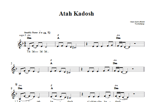 Product gallery: Page 1 of 1 Atah Kadosh, Larry Karol