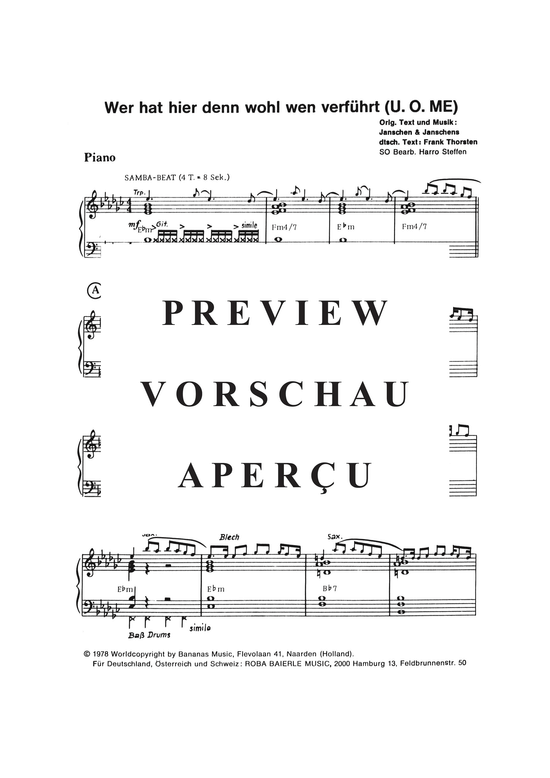 Produktgalerie: Seite 4 von 5 Wer hat hier denn wohl wen verführt , , Klavier Solo