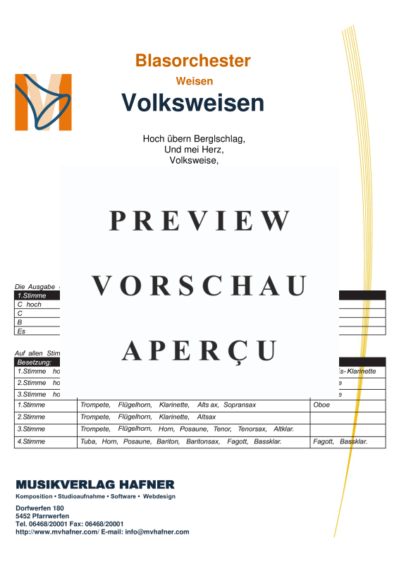 gallery: Volksweisen, , (Großes Blasorchester)