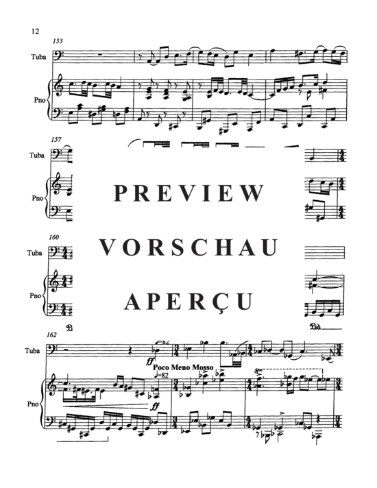 Produktgalerie: Seite 16 von 20 Serenade for Bass Tuba , , (Tuba + Klavier)