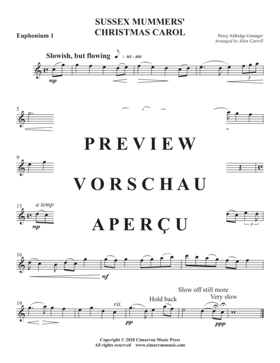 Product gallery: Page 6 of 13 Sussex Mummers´ Christmas Carol , , (Tuba Ensemble EEETTT)