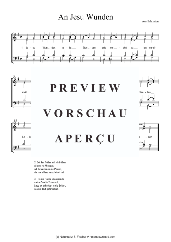 Produktbild zu: An Jesu Wunden Das geistliche Volkslied