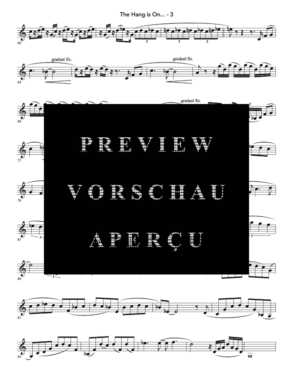 Product gallery: Page 7 of 9 The Hang is On..., , (bass clarinet and CD)