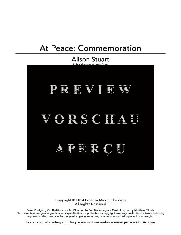 Product gallery: Page 3 of 11 At Peace: Commemoration, , (clarinet in Bb and piano)
