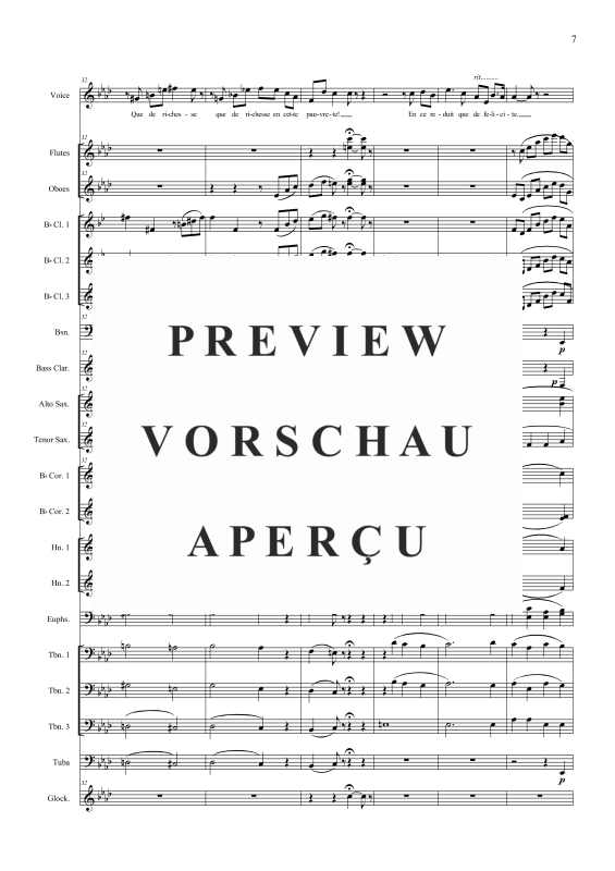 Produktgalerie: Seite 10 von 11 Salut demeure chaste et pure, , Solo Gesang und Concert Band