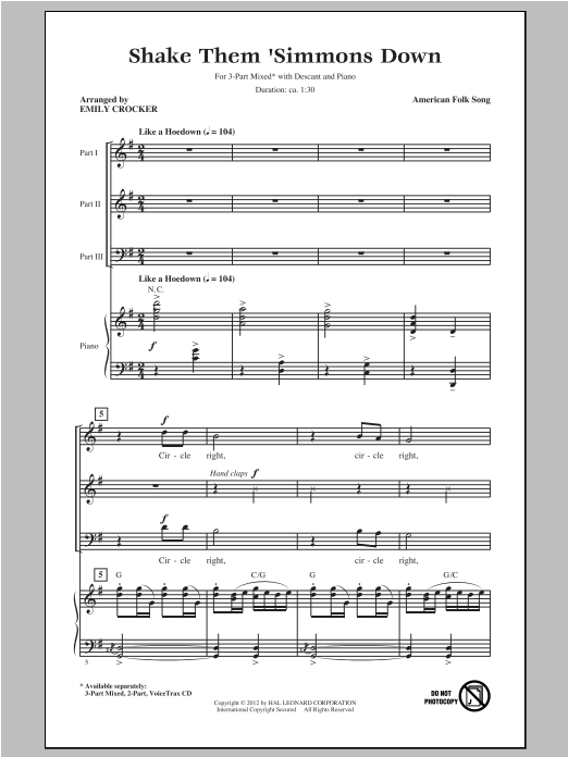 Produktbild zu: Shake Those 'Simmons Down