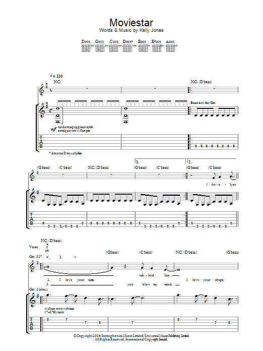Product gallery: Page 1 of 1 Moviestar, Stereophonics