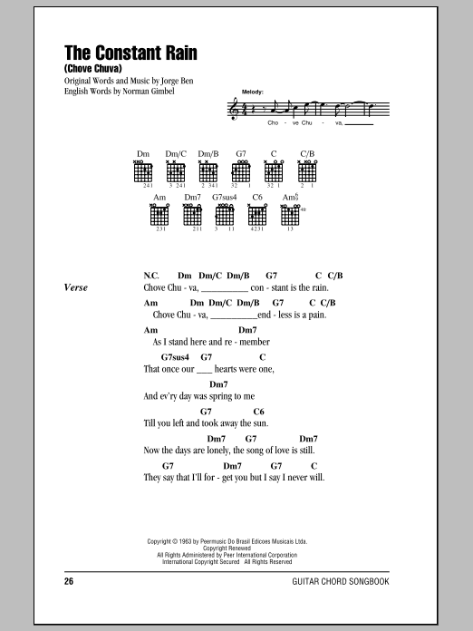 Produktbild zu: The Constant Rain (Chove Chuva)