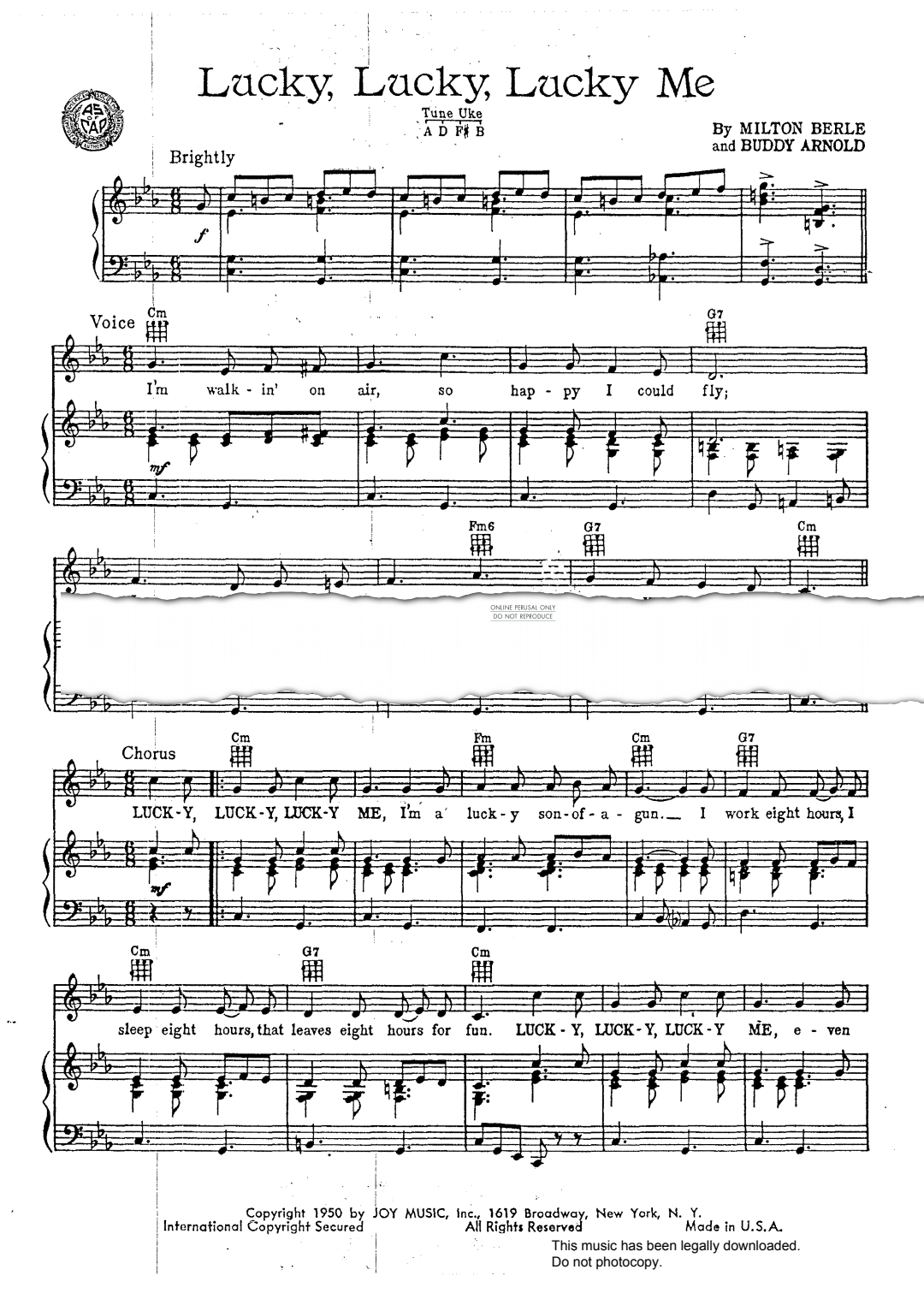 Product gallery: Page 1 of 1 Lucky, Lucky, Lucky Me, Evelyn Knight