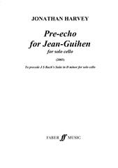 Produktbild zu: Pre-Echo for Jean-Guihen