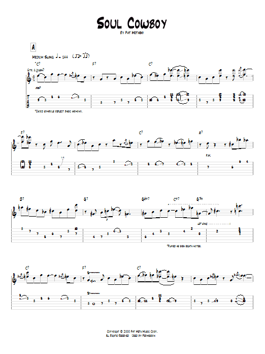 Product gallery: Page 1 of 1 Soul Cowboy, Pat Metheny