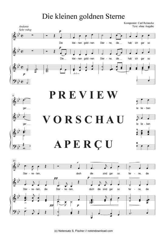 Product gallery: Page 2 of 4 Die kleinen goldnen Sterne , , Piano and Voice