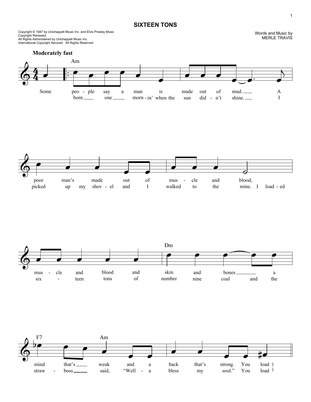 Produktgalerie: Seite 1 von 1 Sixteen Tons, Tennessee Ernie Ford