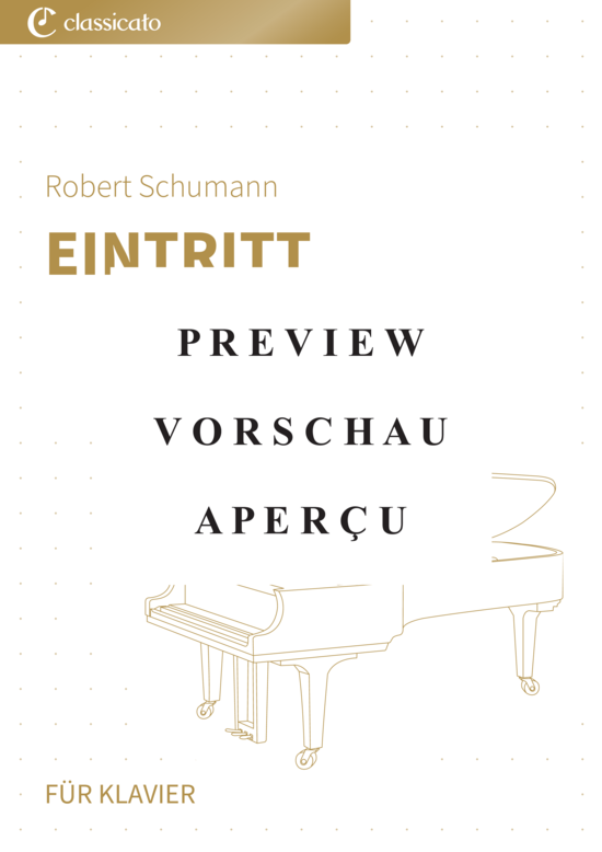gallery: Eintritt - Nr. 1 aus Waldszenen op. 82 , , (Klavier Solo)