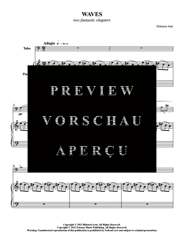 Product gallery: Page 5 of 11 Waves, , (tuba and piano)