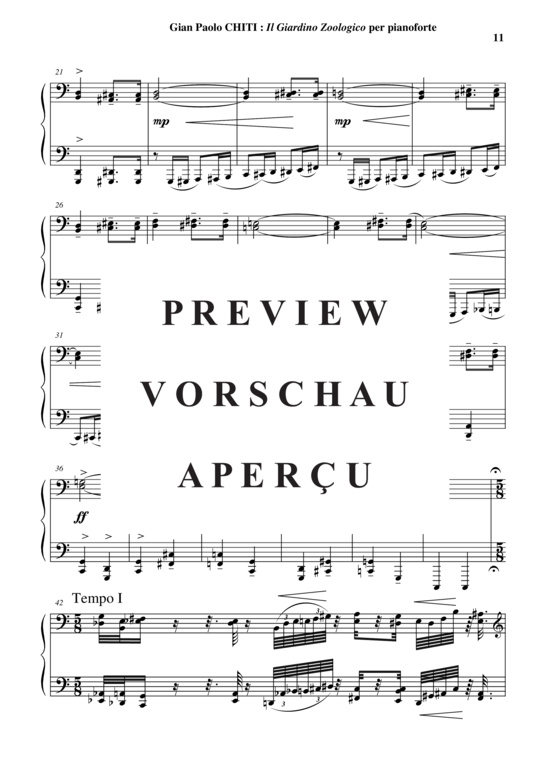 Product gallery: Page 13 of 14 Il Giardino Zoologico , , Piano Solo