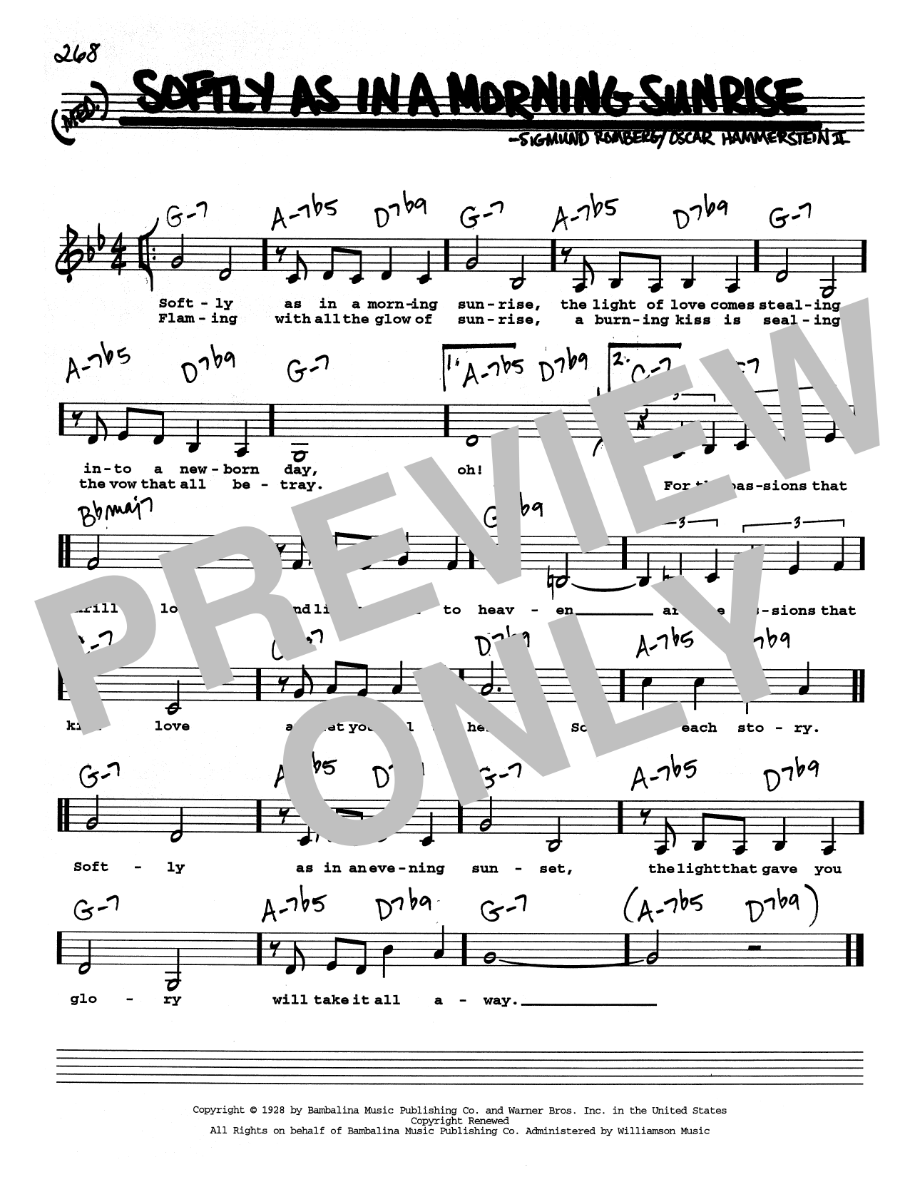 Produktbild zu: Softly As In A Morning Sunrise (Low Voice)