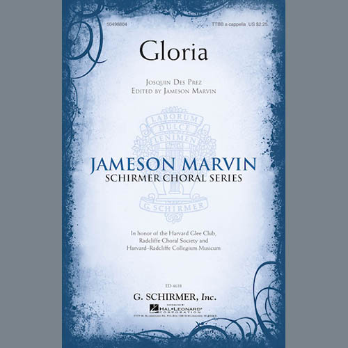 cover: Gloria, Jameson Marvin