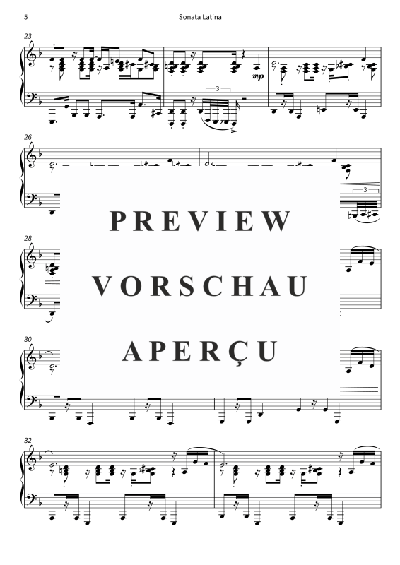gallery: Sonata Latina - inspiriert durch Klaviersonate Nr. 17 d-Moll, op. 31 Nr. 2 ´Sturm´, 3. Satz, , Klavier Solo