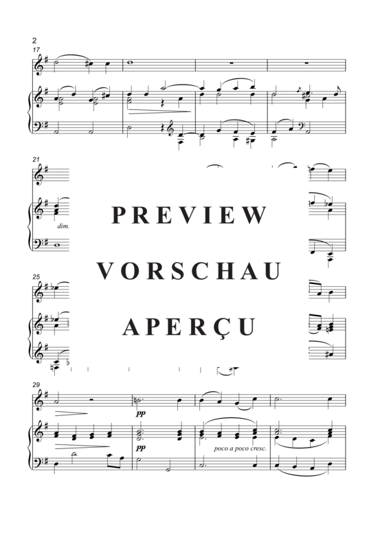 gallery: Ave verum (Querflöte + Klavier) , ,  (G-Dur)