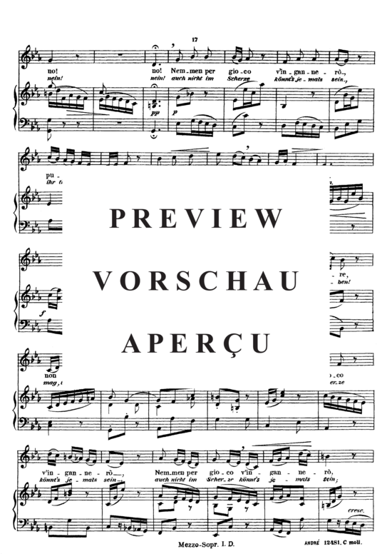 Product gallery: Page 3 of 6 Ch'io mai vi possa, Schimon Adolph, Soprano Solo and Piano