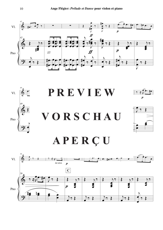 Product gallery: Page 11 of 21 Prélude et Danse , , (violin + piano)