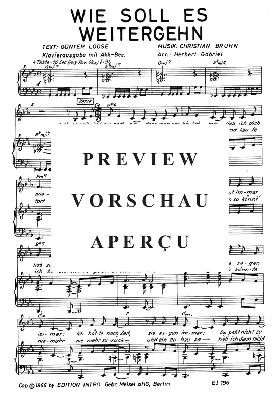 Produktgalerie: Seite 4 von 4 Wie soll es weitergehn, 	Marion, Klavier und Gesang