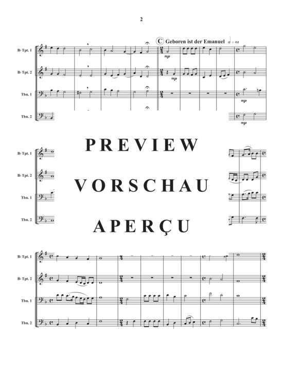 Produktgalerie: Seite 4 von 10 A Praetorius Christmas , , (Blechbläser Quartett)