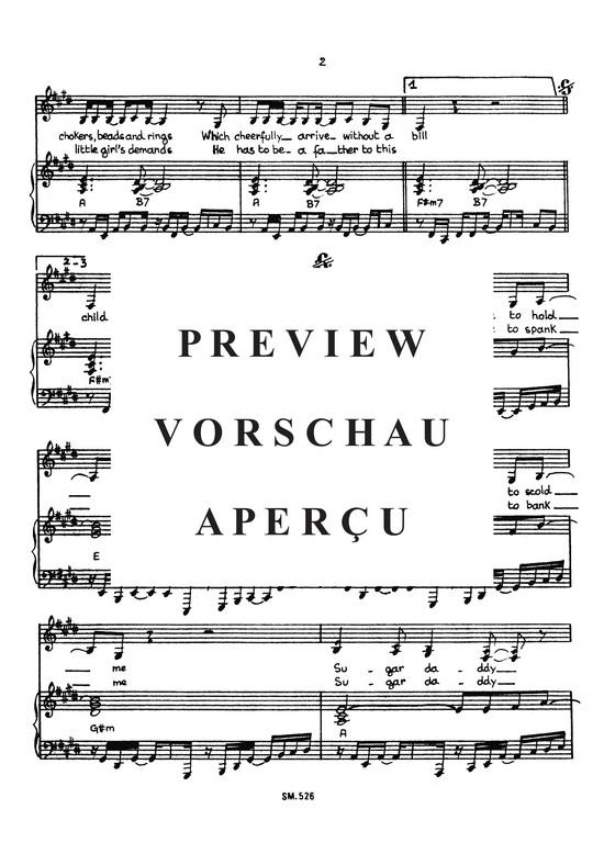 Produktgalerie: Seite 5 von 6 Sugar Daddy , Eartha Kitt, Klavier und Gesang