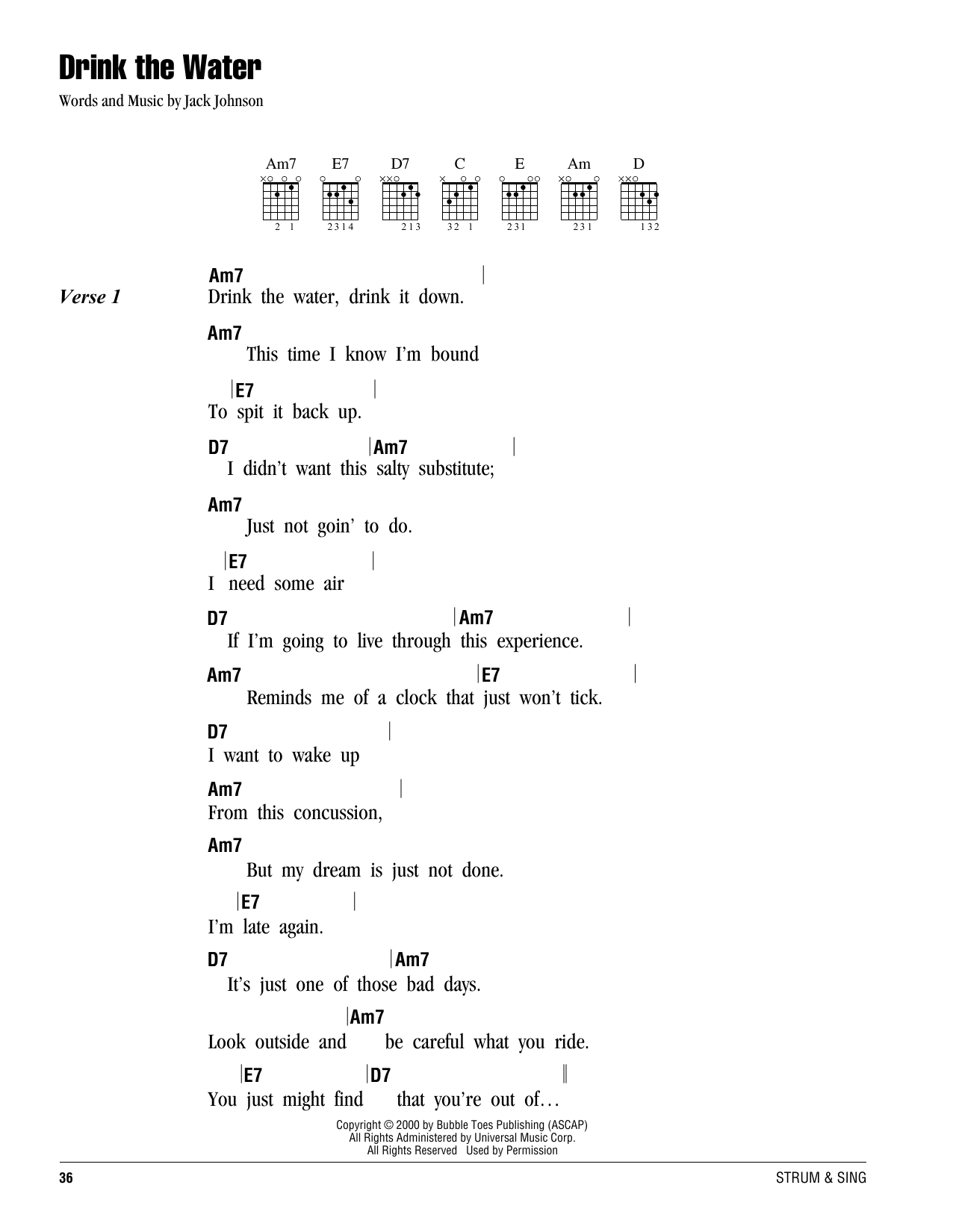 Produktbild zu: Drink The Water