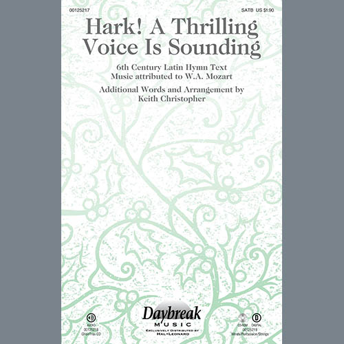 cover: Hark! A Thrilling Voice Is Sounding, Keith Christopher, Chor