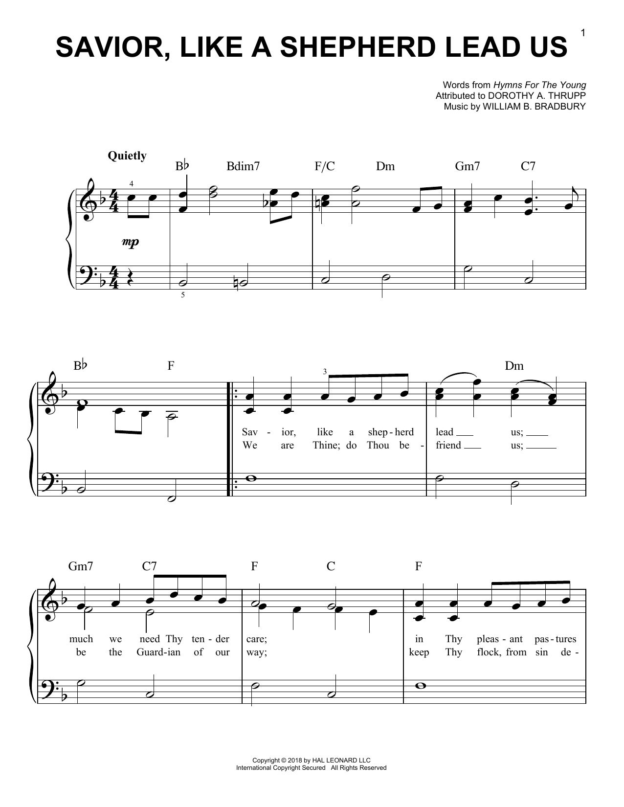 Produktbild zu: Savior, Like A Shepherd Lead Us