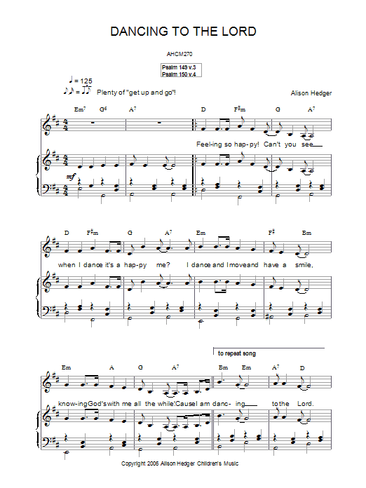 Produktbild zu: Dancing To The Lord
