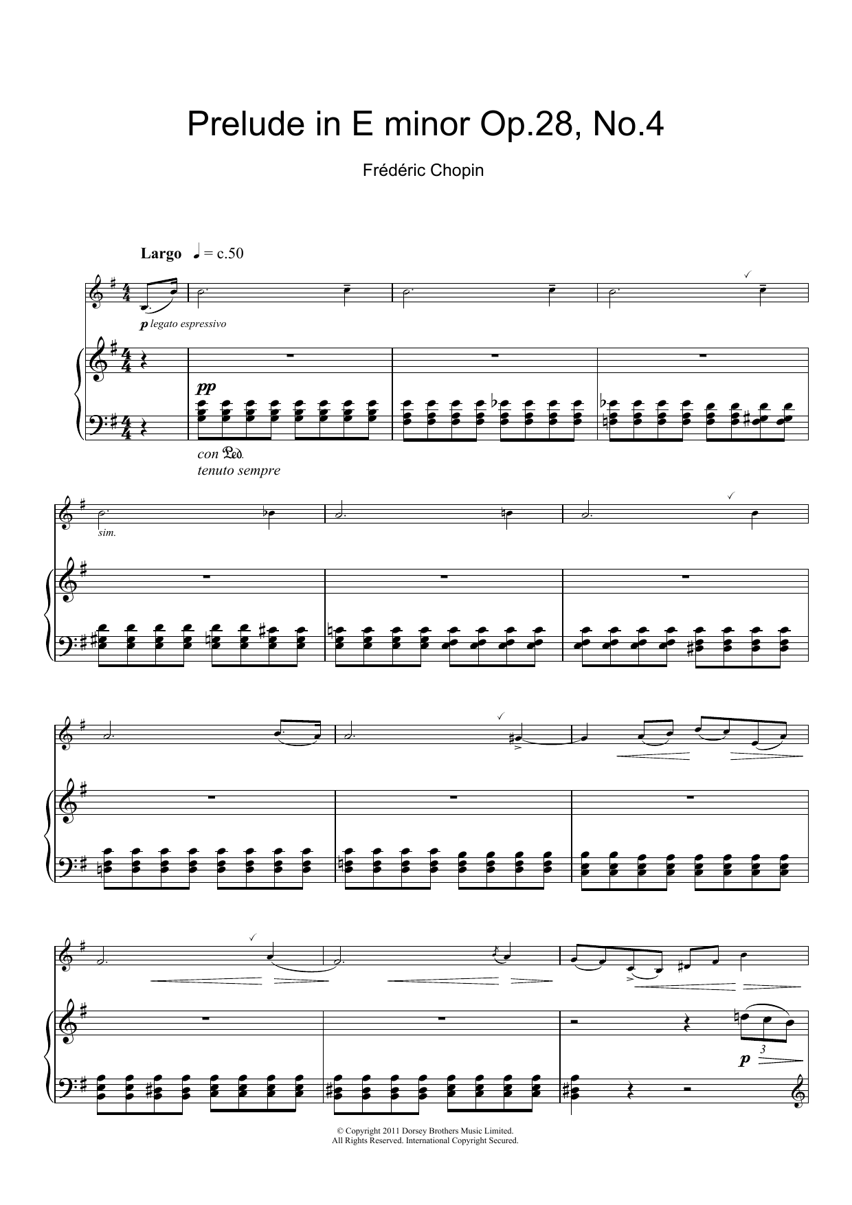 Product gallery: Page 1 of 1 Prelude in E Minor, Op.28, No.4, Frédéric Chopin